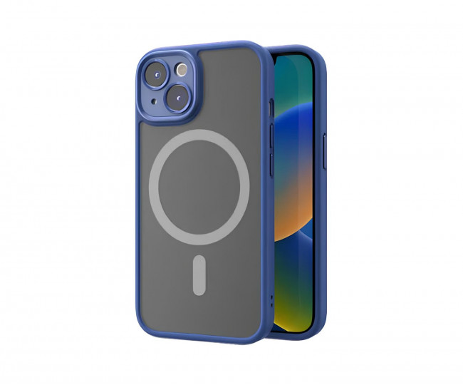 Чохол Rock для iPhone 14 Guard Magnet Full Camera /blue/